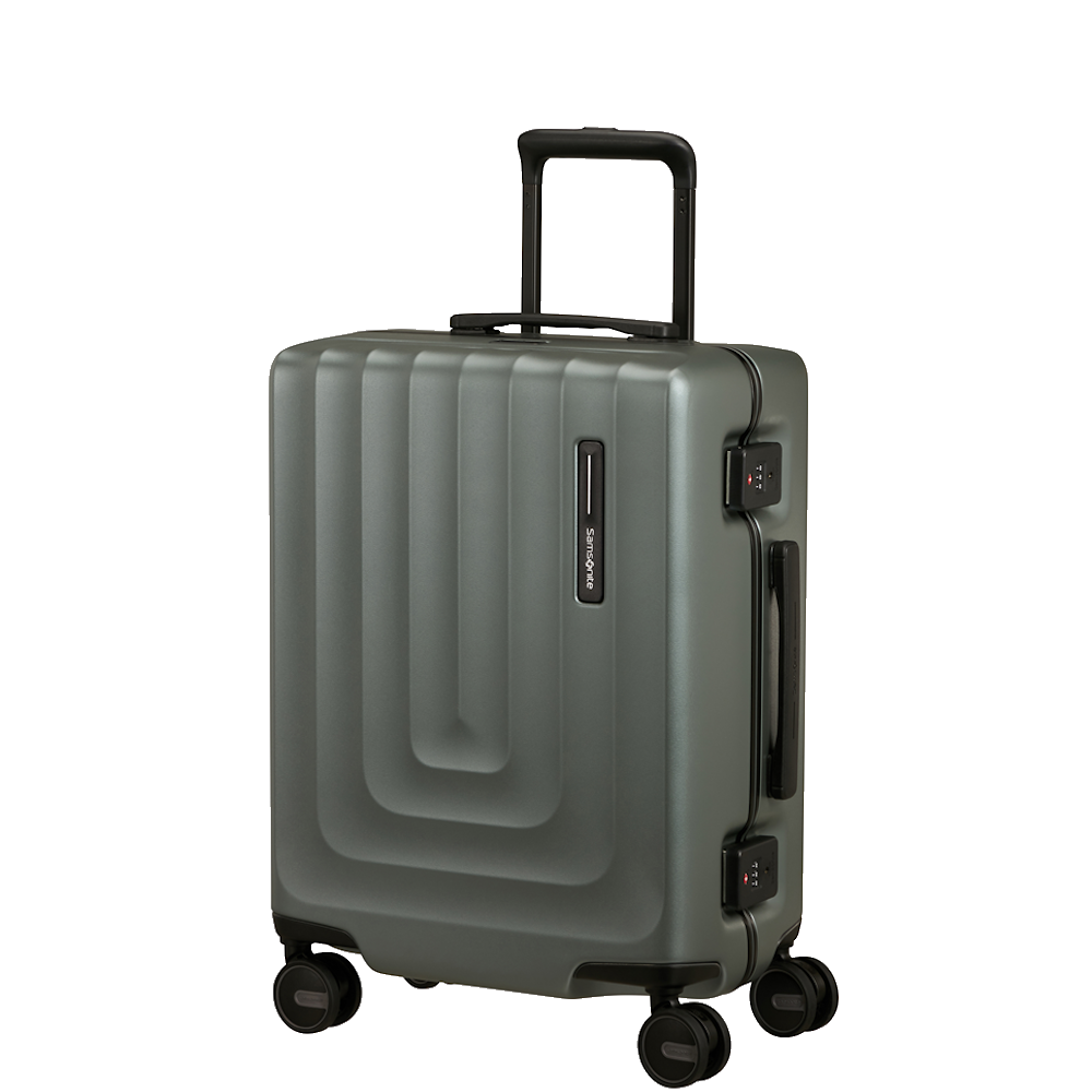 
Samsonite Focus 4 Wheel 55cm Cabin Suitcase Matt Sage Khaki