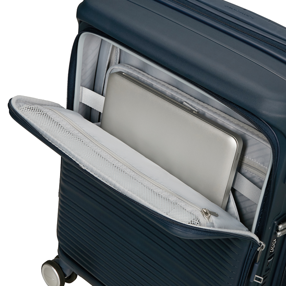 
Samsonite Paralux HS 55cm Exp Cabin Suitcase Midnight Navy