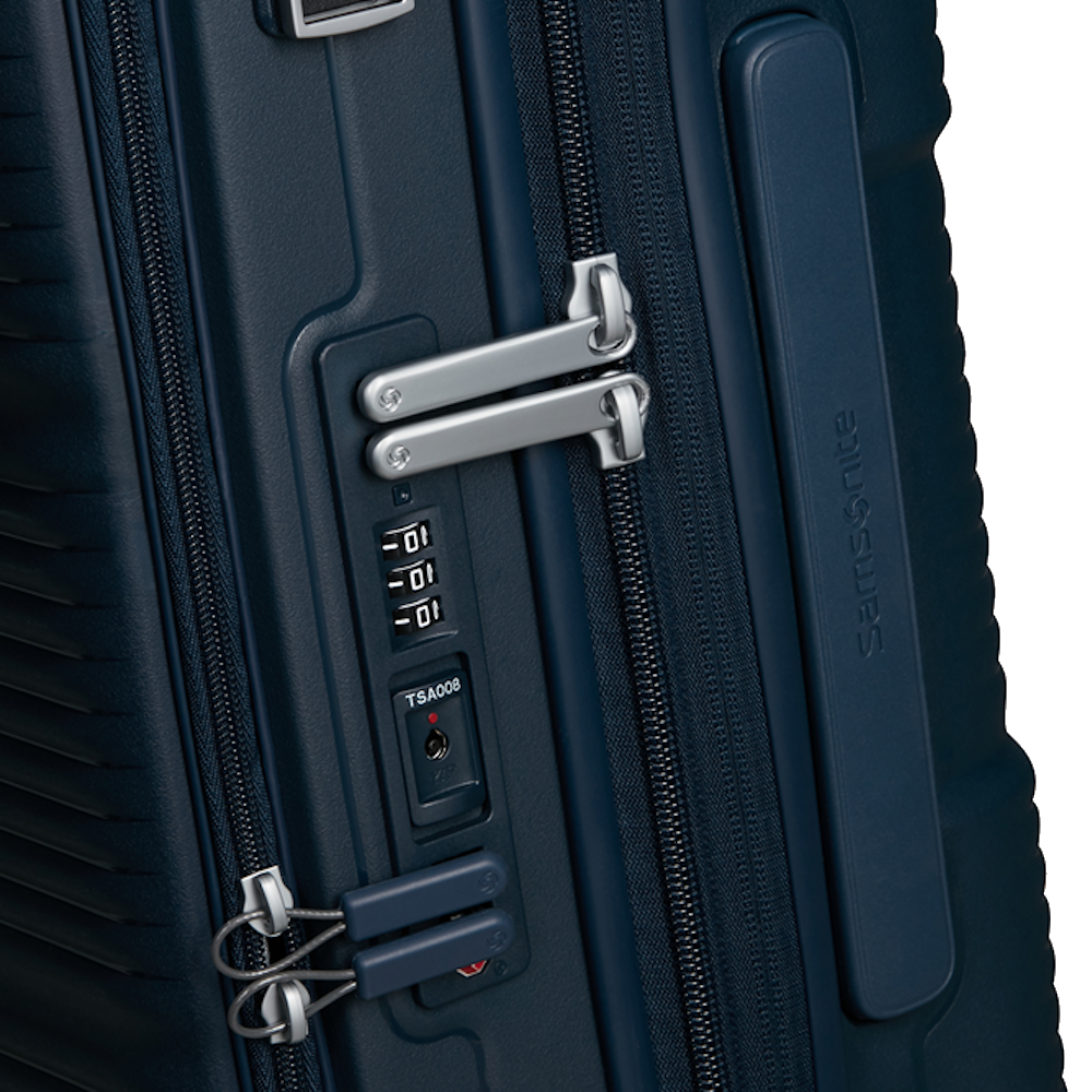 
Samsonite Paralux HS 55cm Exp Cabin Suitcase Midnight Navy