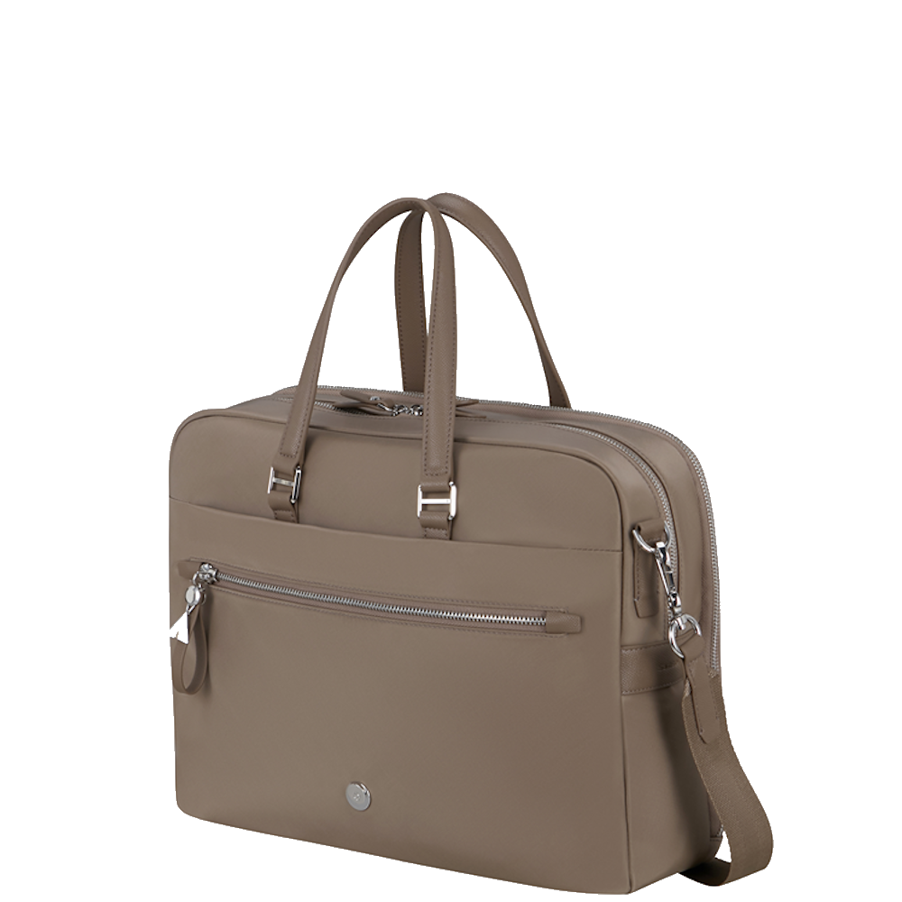 
Samsonite Karissa Evo 2 Compartment Laptop Bailhandle Nut Brown