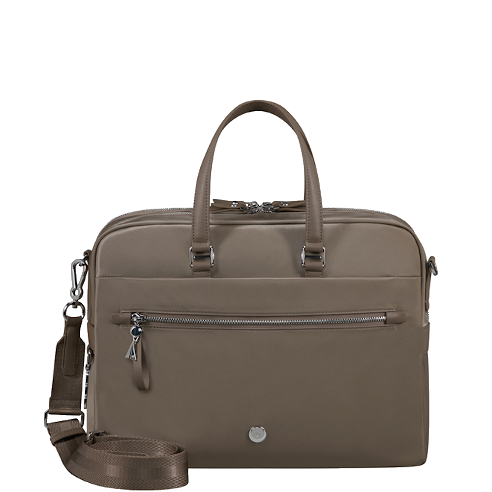 
Samsonite Karissa Evo 2 Compartment Laptop Bailhandle Nut Brown