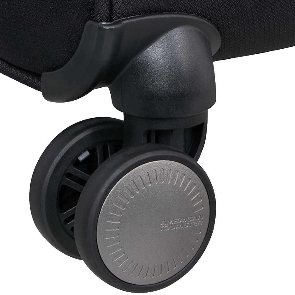 
American Tourister Wanderlite 55cm Spinner Cabin Suitcase Shadow Black