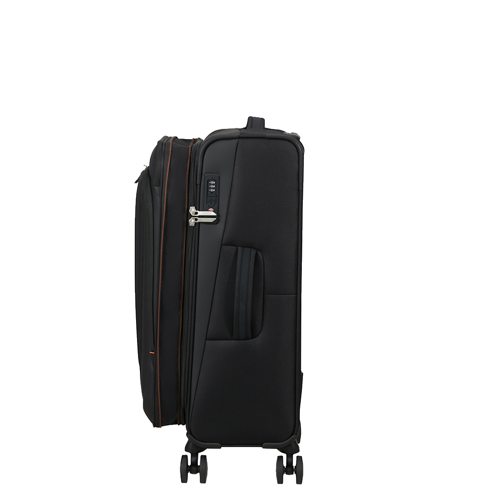 
American Tourister Wanderlite 68cm Expandable Medium Suitcase Shadow Black