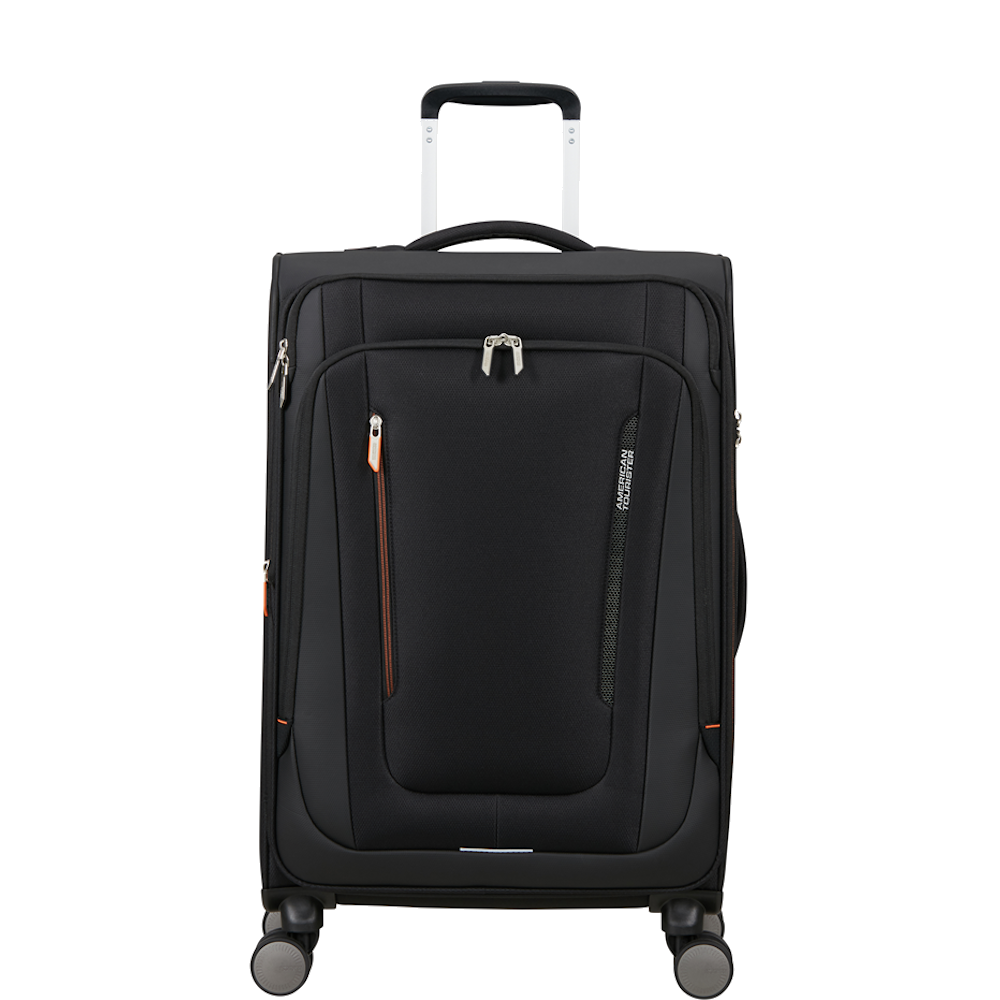 
American Tourister Wanderlite 68cm Expandable Medium Suitcase Shadow Black