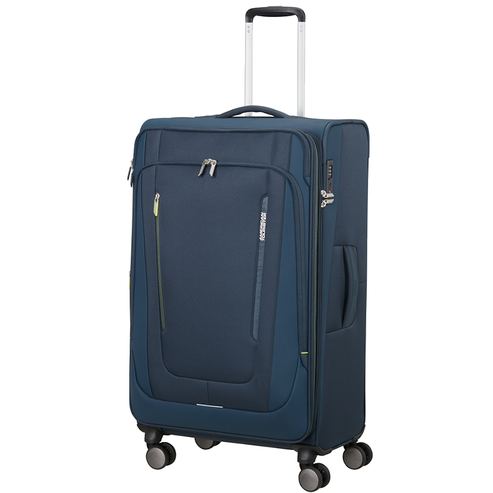 
American Tourister Wanderlite 79cm Expandable Large Suitcase Dark Navy