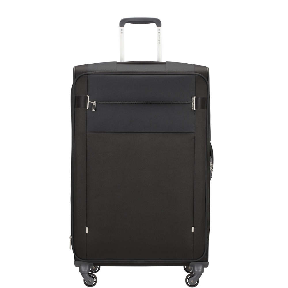 Samsonite Citybeat 78cm Expandable Large Suitcase Black