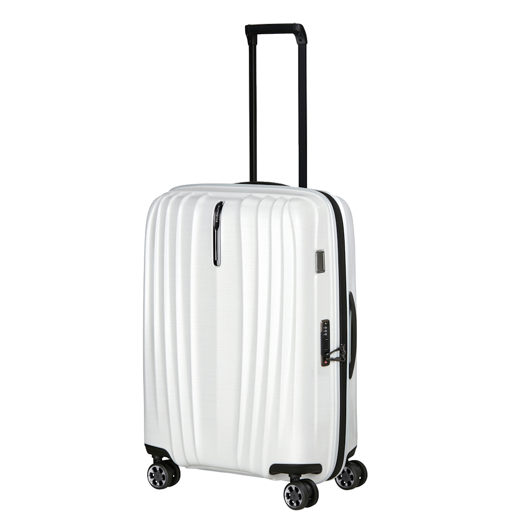 
Samsonite Nexis 4 Wheel 70cm Expandable Suitcase Cotton White