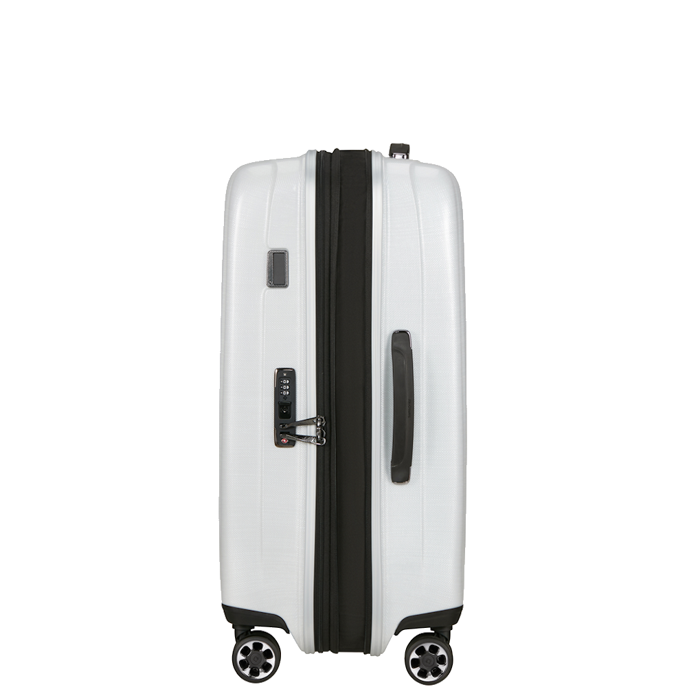 
Samsonite Nexis 4 Wheel 70cm Expandable Suitcase Cotton White