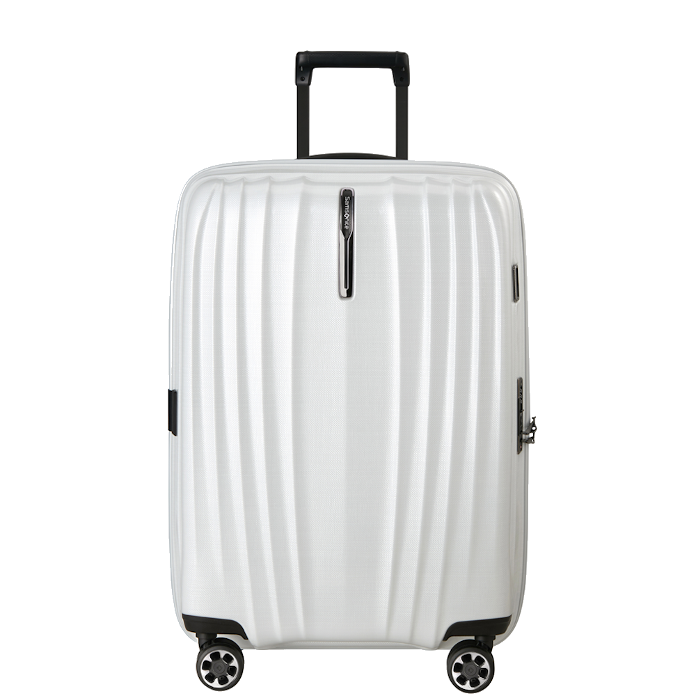 
Samsonite Nexis 4 Wheel 70cm Expandable Suitcase Cotton White