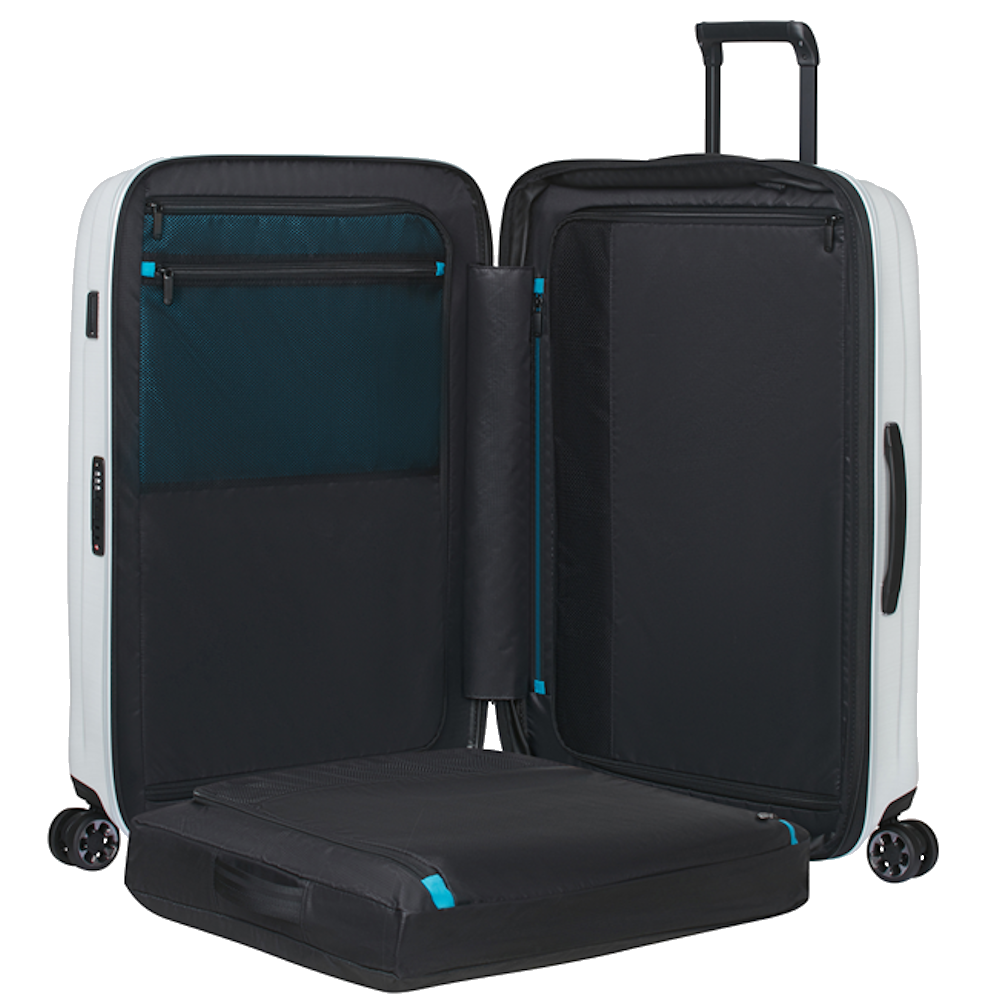 
Samsonite Nexis 4 Wheel 70cm Expandable Suitcase Cotton White