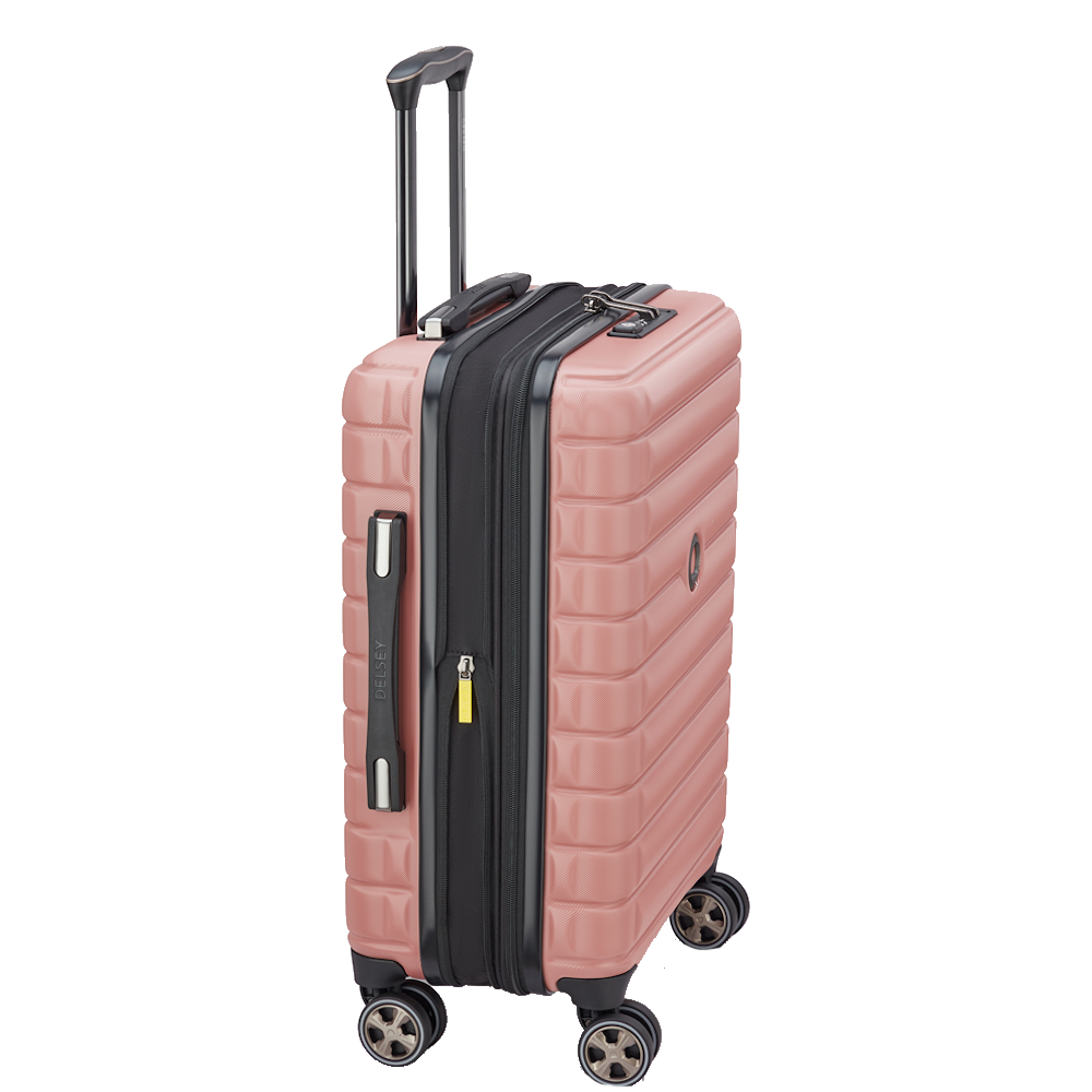 
Delsey Shadow 5.0 Slim Expandable 55cm Cabin Suitcase Ash Rose