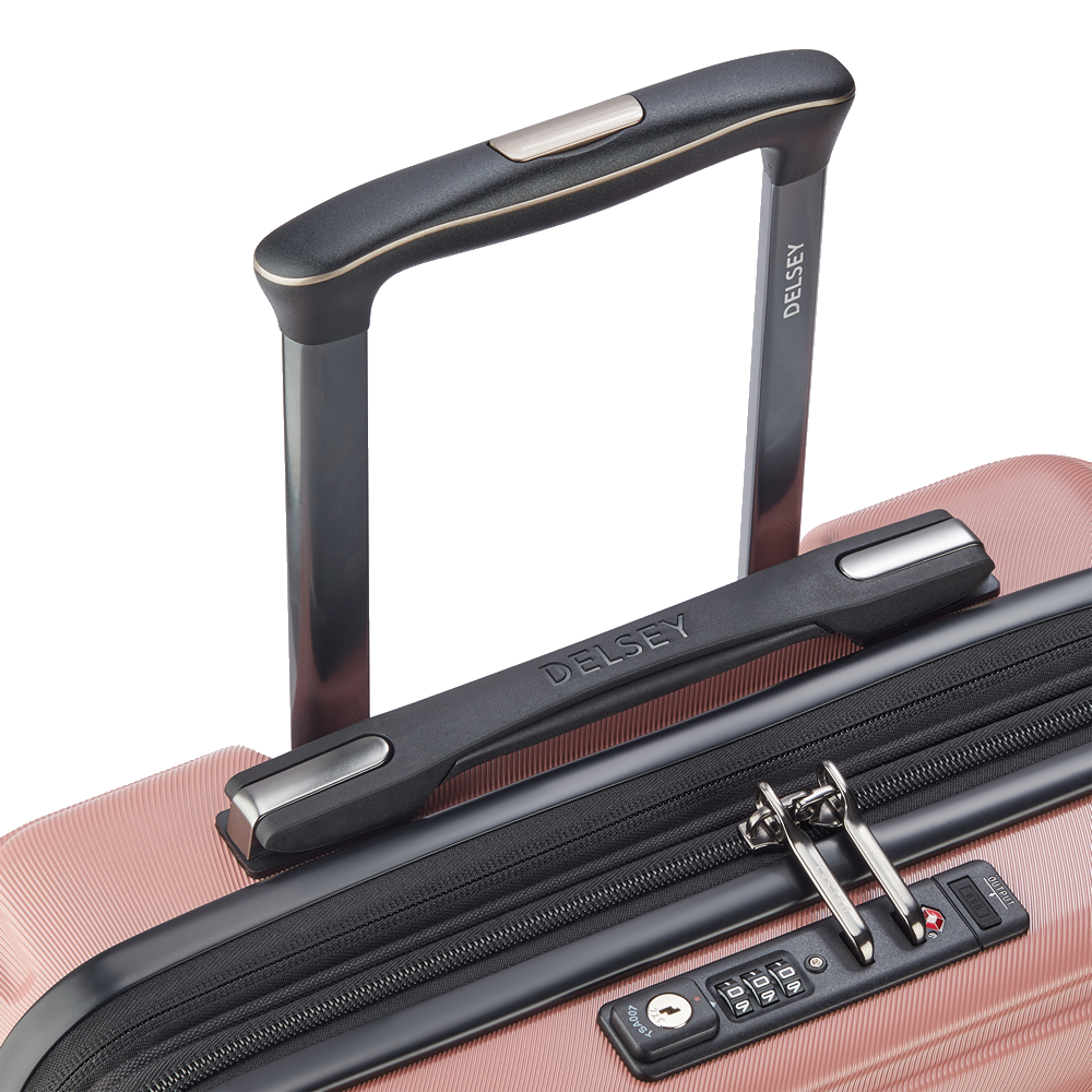 
Delsey Shadow 5.0 Slim Expandable 55cm Cabin Suitcase Ash Rose