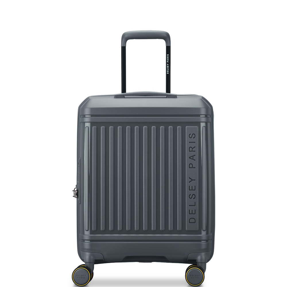 Delsey Lutece 55cm Exp Slim Cabin Suitcase Graphite