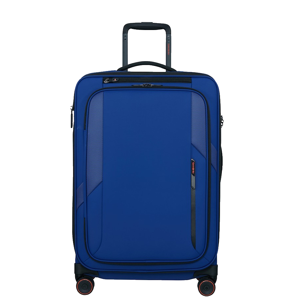 
Samsonite Glazed 67cm Expandable Medium Suitcase Electric Blue