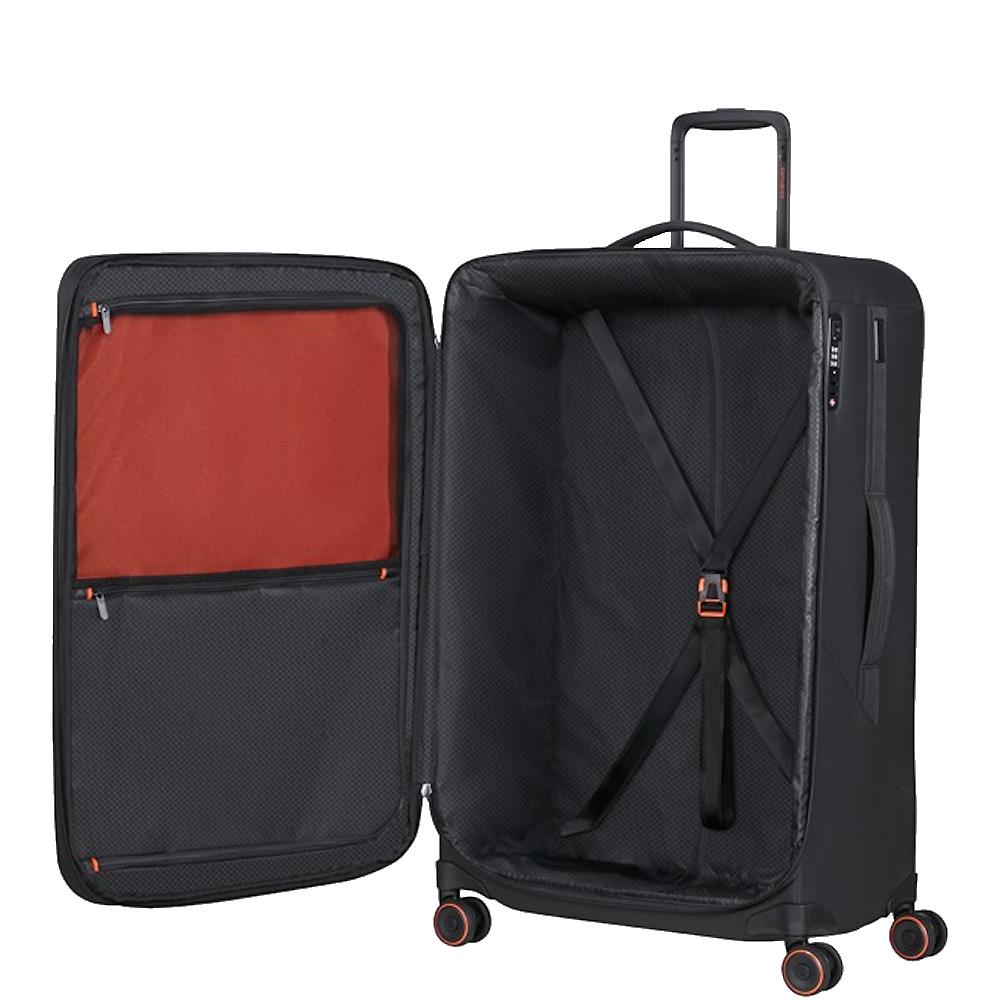 
Samsonite Glazed 84cm Expandable Extra-Large Suitcase Black