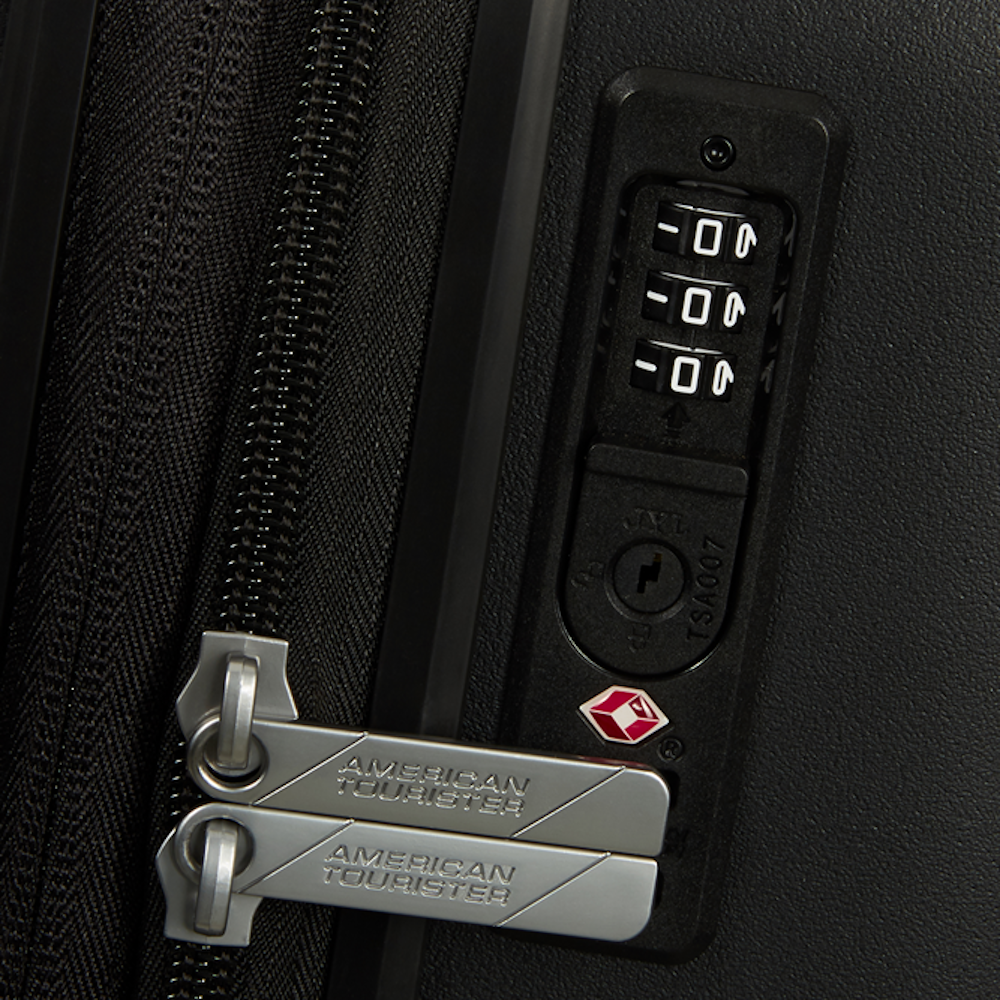 
American Tourister Neovibe 55cm Expandable Cabin Suitcase True Black