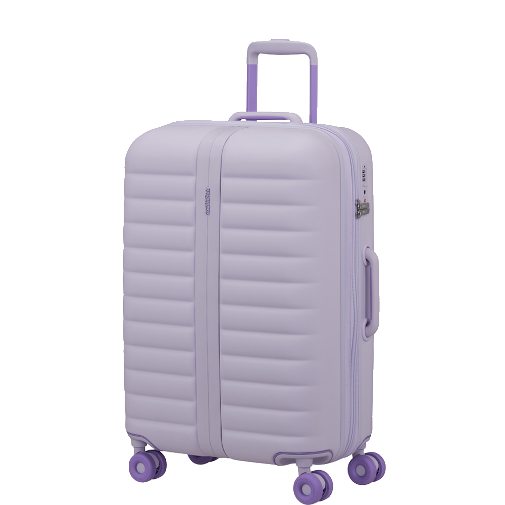 
American Tourister Neovibe 67cm Expandable Medium Suitcase Fresh Lilac