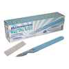 Disposable Scalpel, Stainless Steel  Attached to Handle , 10 per Box