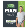 Depend Real Fit Underwear For Men - All Sizes