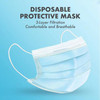 3Ply Blue Disposable Face Mask Ear Loop,  50 pcs/box, 40 Box/Carton (2000pcs), TGA Registered