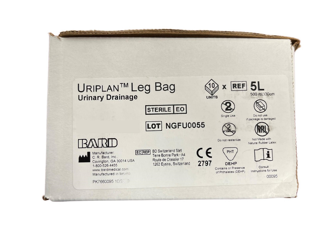Amazon.com: Bard Leg Bag 19 Oz Sterile - Model 150102 : Health & Household
