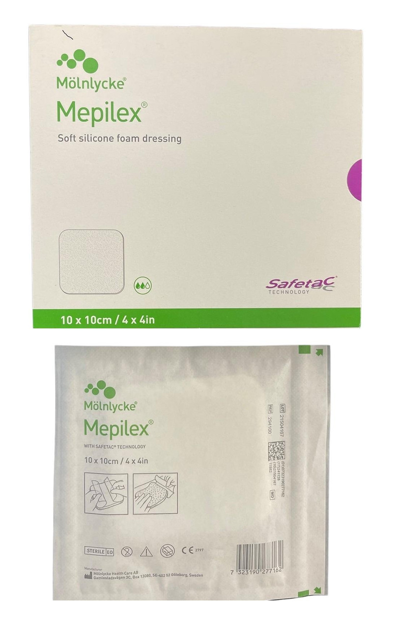 Molnlycke Mepilex Soft Silicone Foam Dressing Non Adhesive