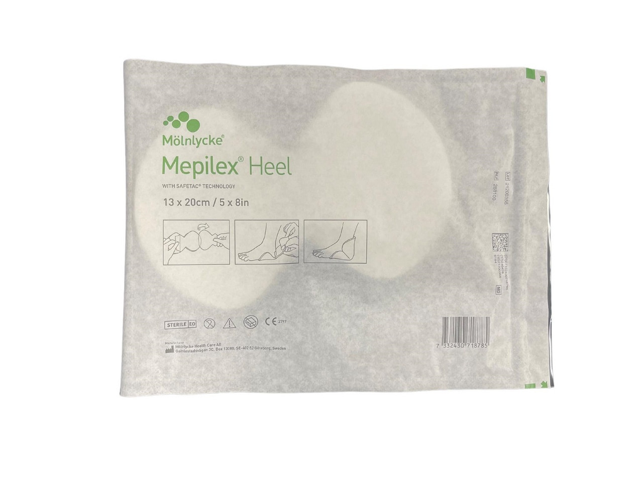 Molnlycke Mepilex Soft Silicone Foam Dressing Non Adhesive