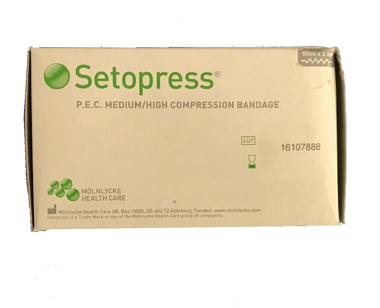 Molnlycke Setopress P.E.C Medium/High Compression Bandage