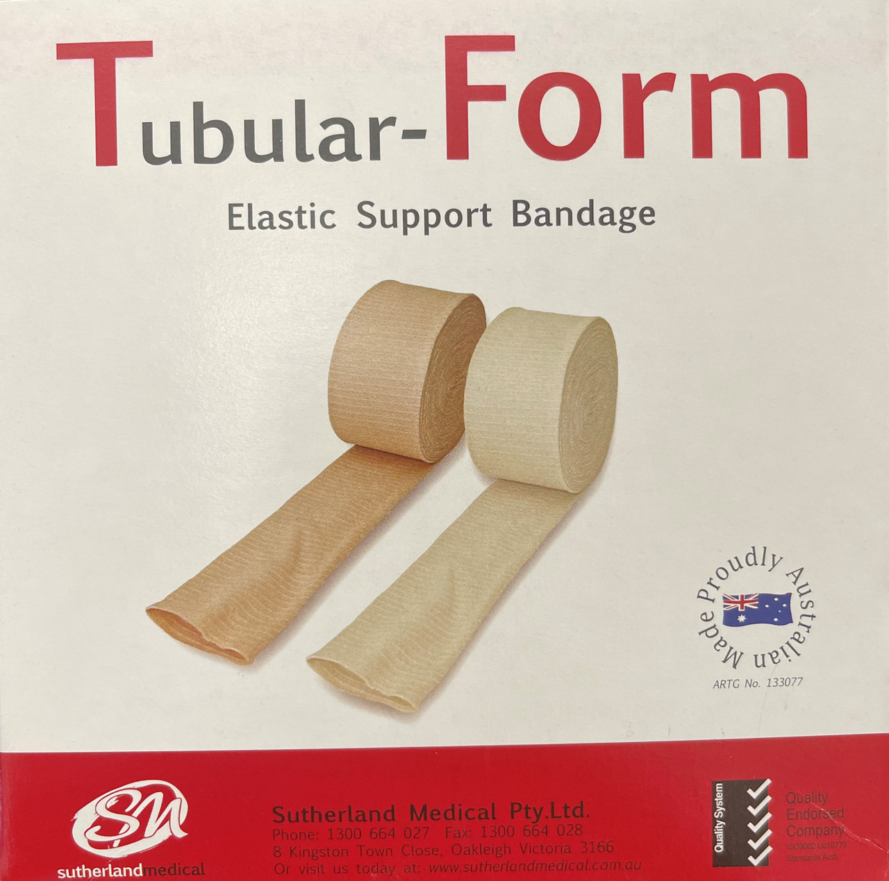 Tubular Form Elastic Support Compression Bandage Natural