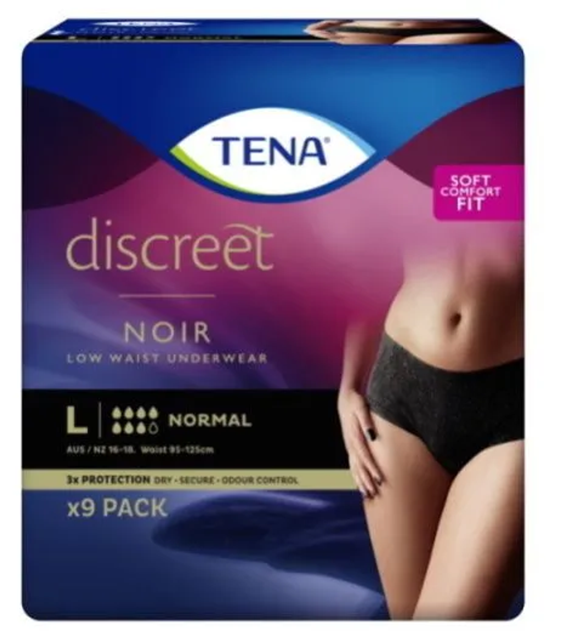 TENA Lady Silhouette Incontinence Pants Plus Medium x9