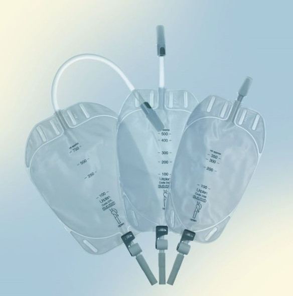 Bard Bedside Urine Drainage Bag with Anti-Reflux Valve - 4000 mL Sterile