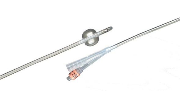 Bardex Catheter 24G 10Ml Foley 2 Way Round Silicone 43Cm