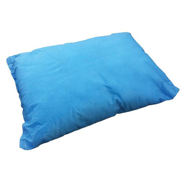 Disposable Pillow. Half Size. 300gm 44cm x 33cm Light Blue