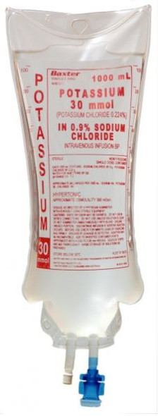 Baxter Sodium Chloride With Potassium 20mmols/1000mL AHB1764