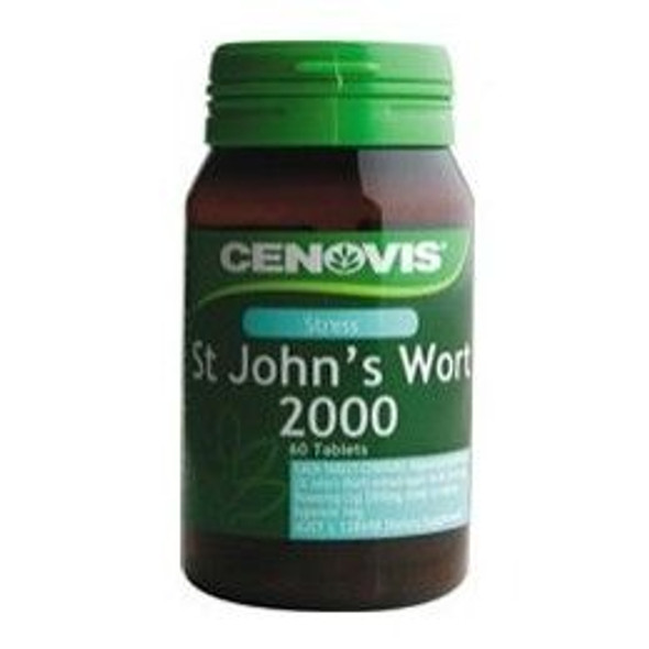 Cenovis St Johns Wort 2000 Tablets Jar Of 60 160104