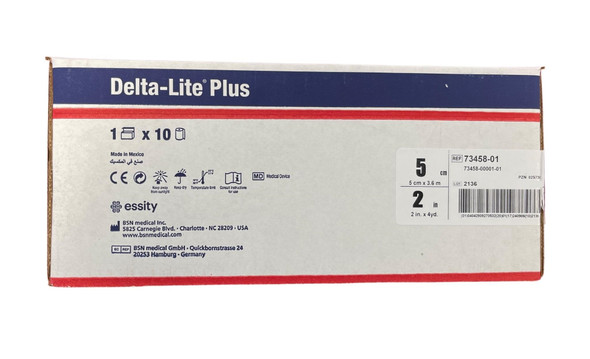 BSN Delta Lite Plus Cast Tape 5Cmx3.6Mtr Fibreglass White 73458