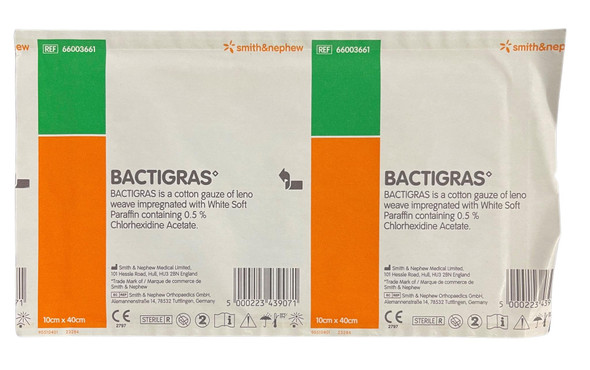 Bactigras Dressing 10cm x 30cm: Buy packet of 1.0 Bandage at best price in  India | 1mg