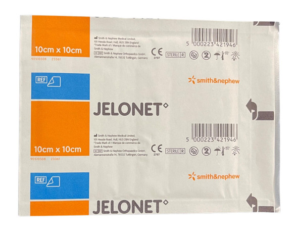 Jelonet Non-Medicated Paraffin Gauze Dressing 10Cmx10Cm 66007450 _ 50Pcs