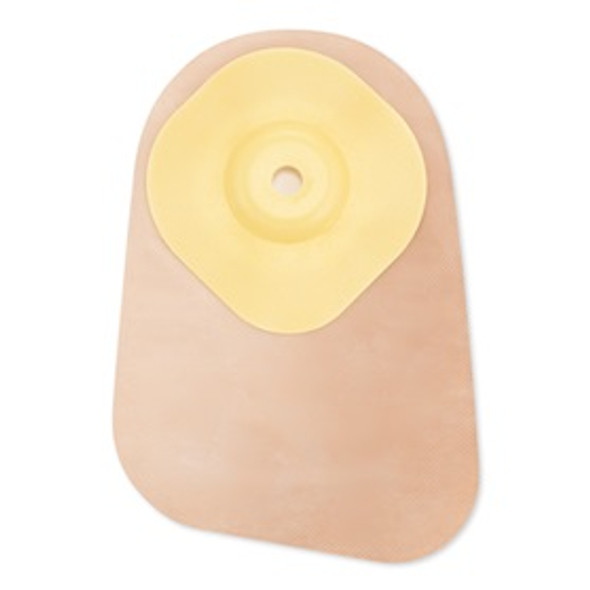 Moderma Flex One-Piece Closed Soft Convex Ostomy Pouch, SoftFlex Barrier, Beige With Viewing Option, AF300 Filter, Midi - All Sizes