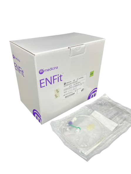 Medicina ENFit Long Term Polyurethane Nasogastric Feeding Tube With Guidewire