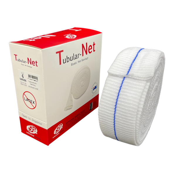 Fix Elastic Net Tubular Support Bandage - Surgical Wound Dressing, Medical  Cotton Stockinette, 10 Yards Long, Breathable & Soft (Size 6)