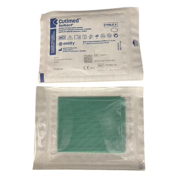 Cutimed Sorbact Compress Dressing 7x9cm (72165-14 / S98125)