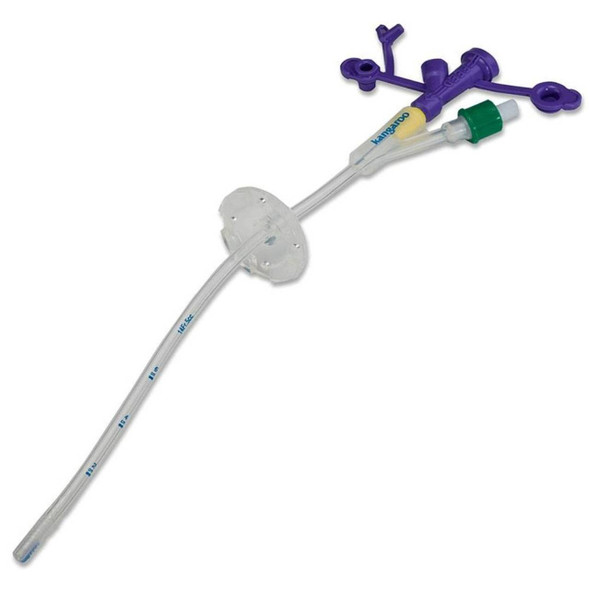 Kangaroo Gastrostomy Feeding Tubes with Y-Ports with Safe Enteral Connections, 20 mL - All Sizes