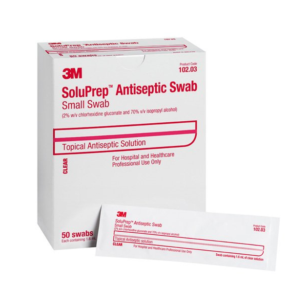 3M Soluprep Iv Swab,Box of 50 (102.03)