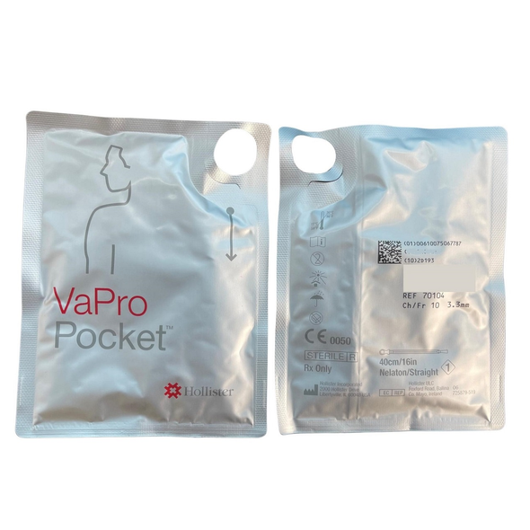 Hollister Vapro Pocket No Touch Intermittent Catheter Male 40cm,10 Ch - Each