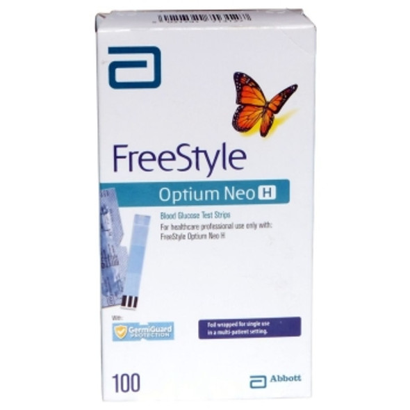 Freestyle Optium Neo H Blood Glucose Test Strip, Box of 100 (ADC7131275)