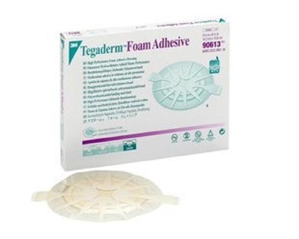 3M Tegaderm Foam Dressing 14Cmx15Cm Adhesive Oval 70200772021 Each