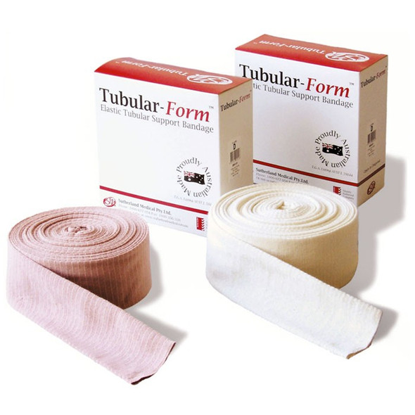 Tubular Form Compression Bandage Size C 7cm Wide Adult White