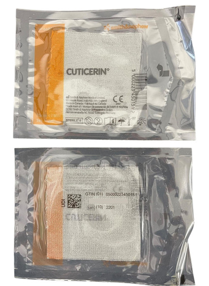 Smith & Nephew Cuticerin Low-Adherent Gauze Dressing 7.5cmx7.5cm Non Adhesive (66045560)