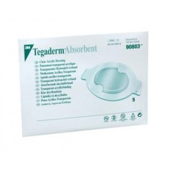 3M Tegaderm Absorbent Dressing 14.2Cmx15.8Cm Adhesive Oval 90803 Each